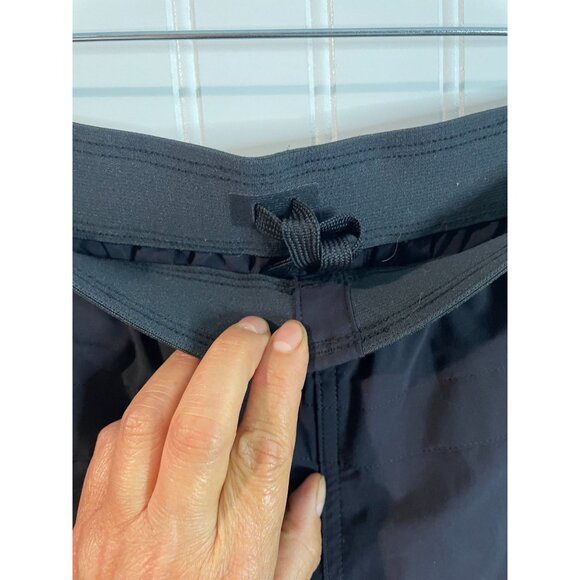 Paskho Black Elastic Waist Tie Pants L Polyester & Elastane Womens Casual Wear - Picture 5 of 16